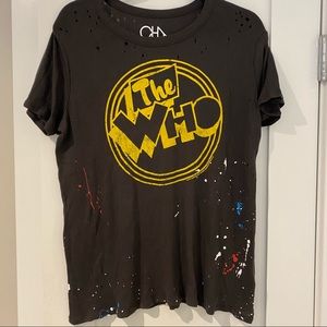 CHA SOR (chaser brand) The Who Distressed Tee